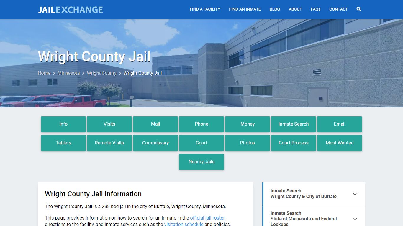 Wright County Jail, MN Inmate Search, Information